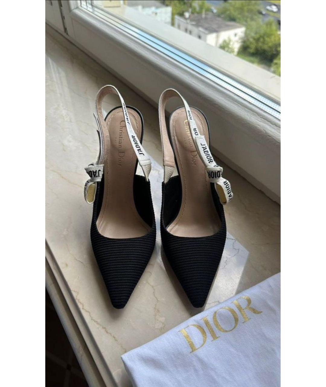 CHRISTIAN DIOR Черные туфли, фото 3