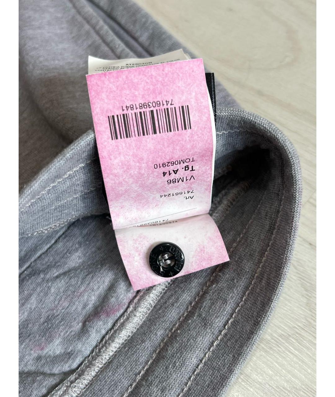 STONE ISLAND Серые хлопковые шорты, фото 7