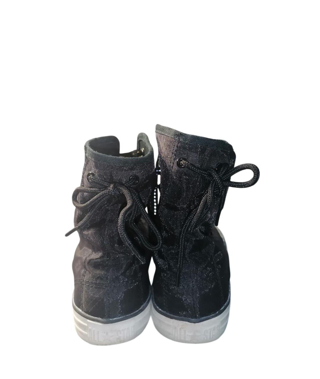 CONVERSE Черные текстильные кеды, фото 4