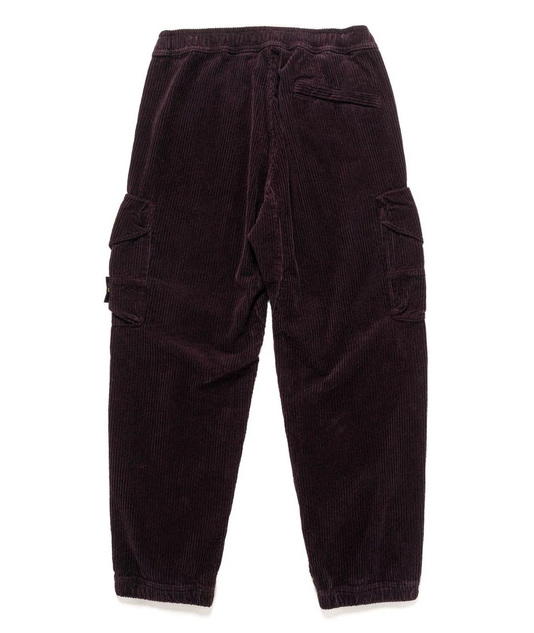 STONE ISLAND Фиолетовые хлопковые повседневные брюки, фото 2