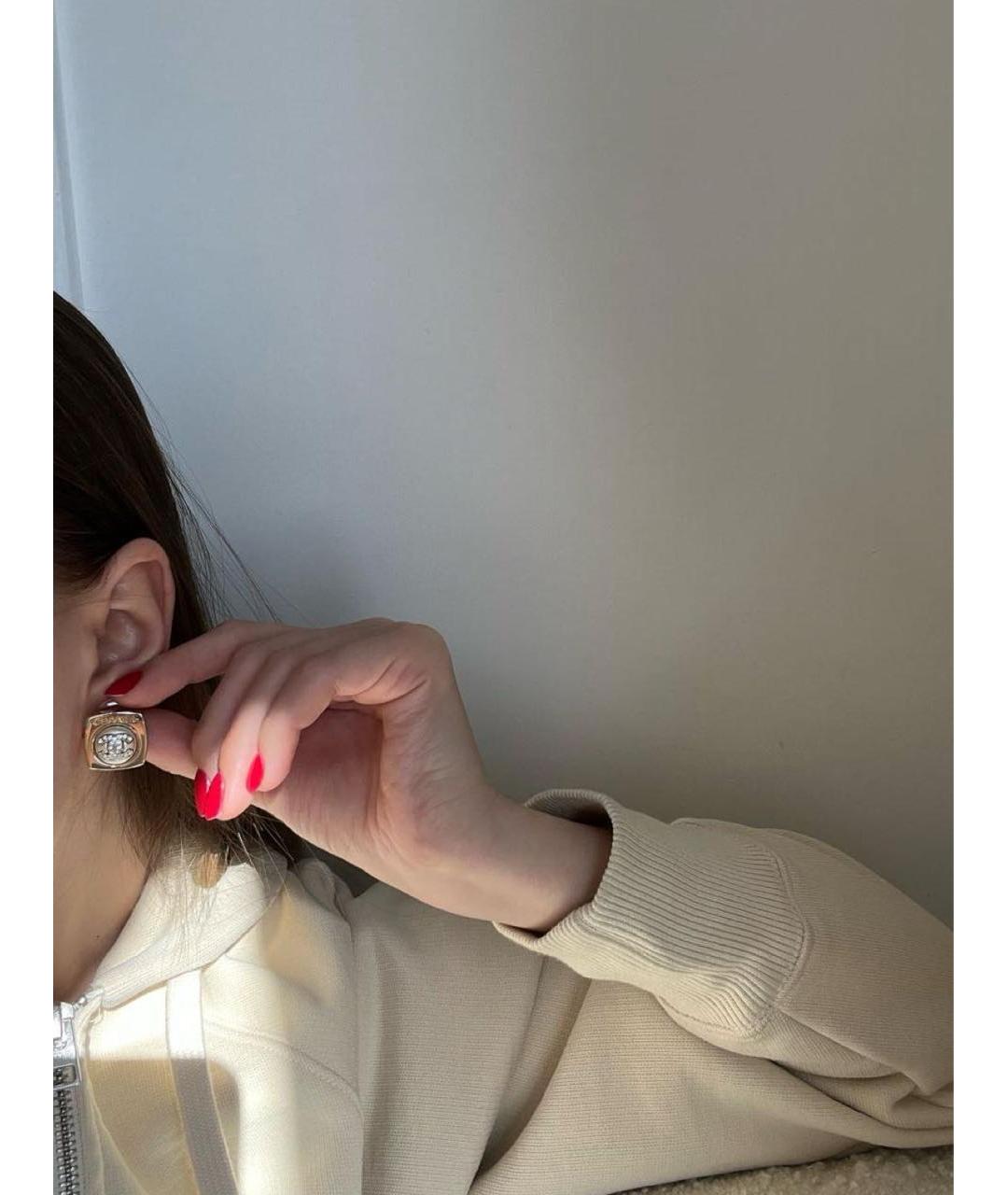CHANEL Золотые серьги, фото 5