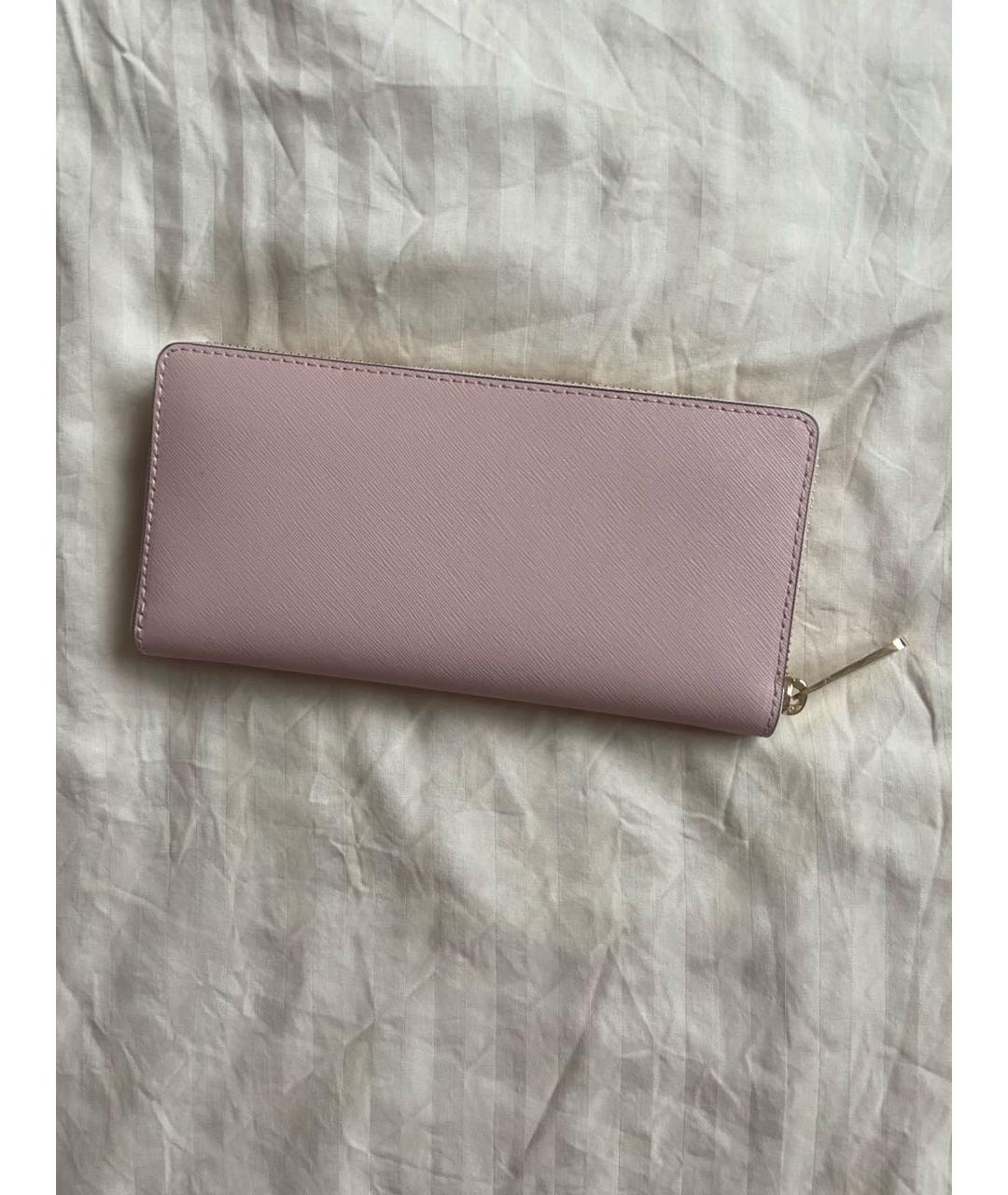 MICHAEL KORS Розовый кошелек из искусственной кожи, фото 3