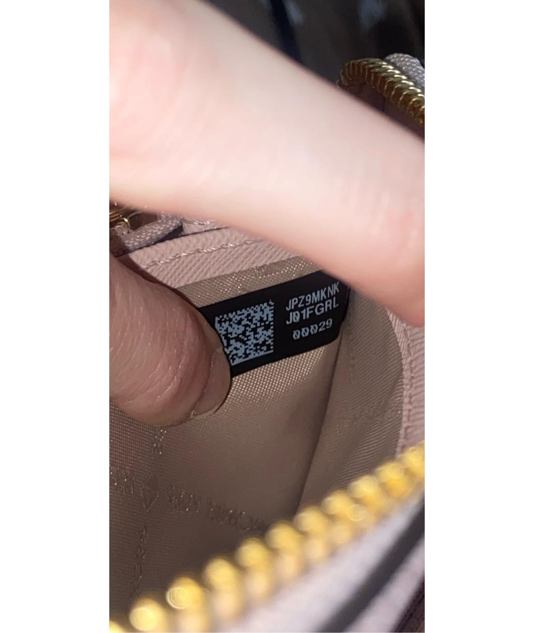 MICHAEL KORS Розовый кошелек из искусственной кожи, фото 5