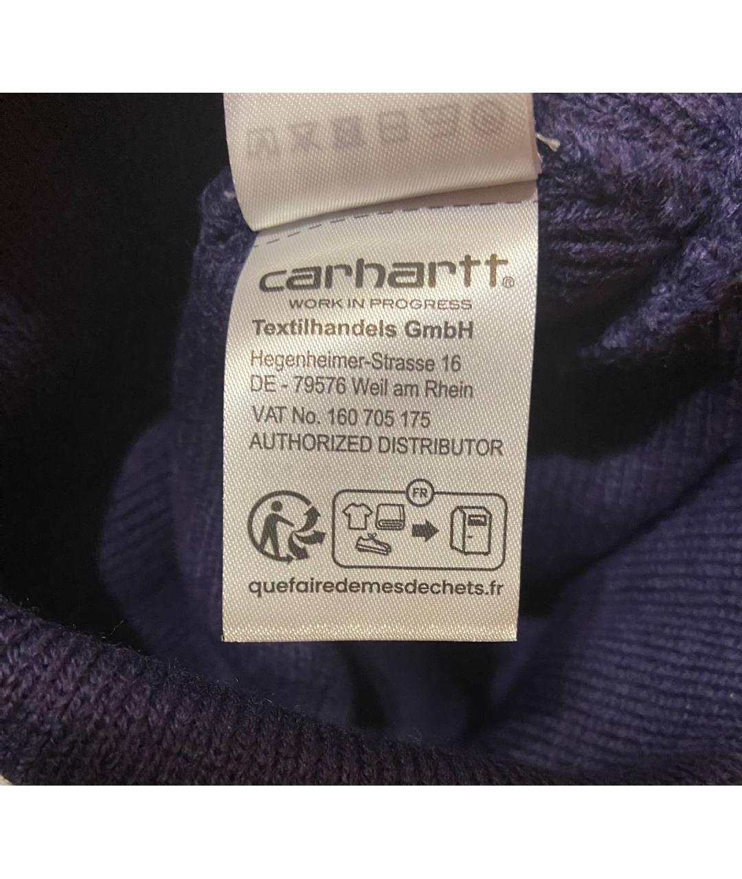 CARHARTT WIP Темно-синяя шапка, фото 5