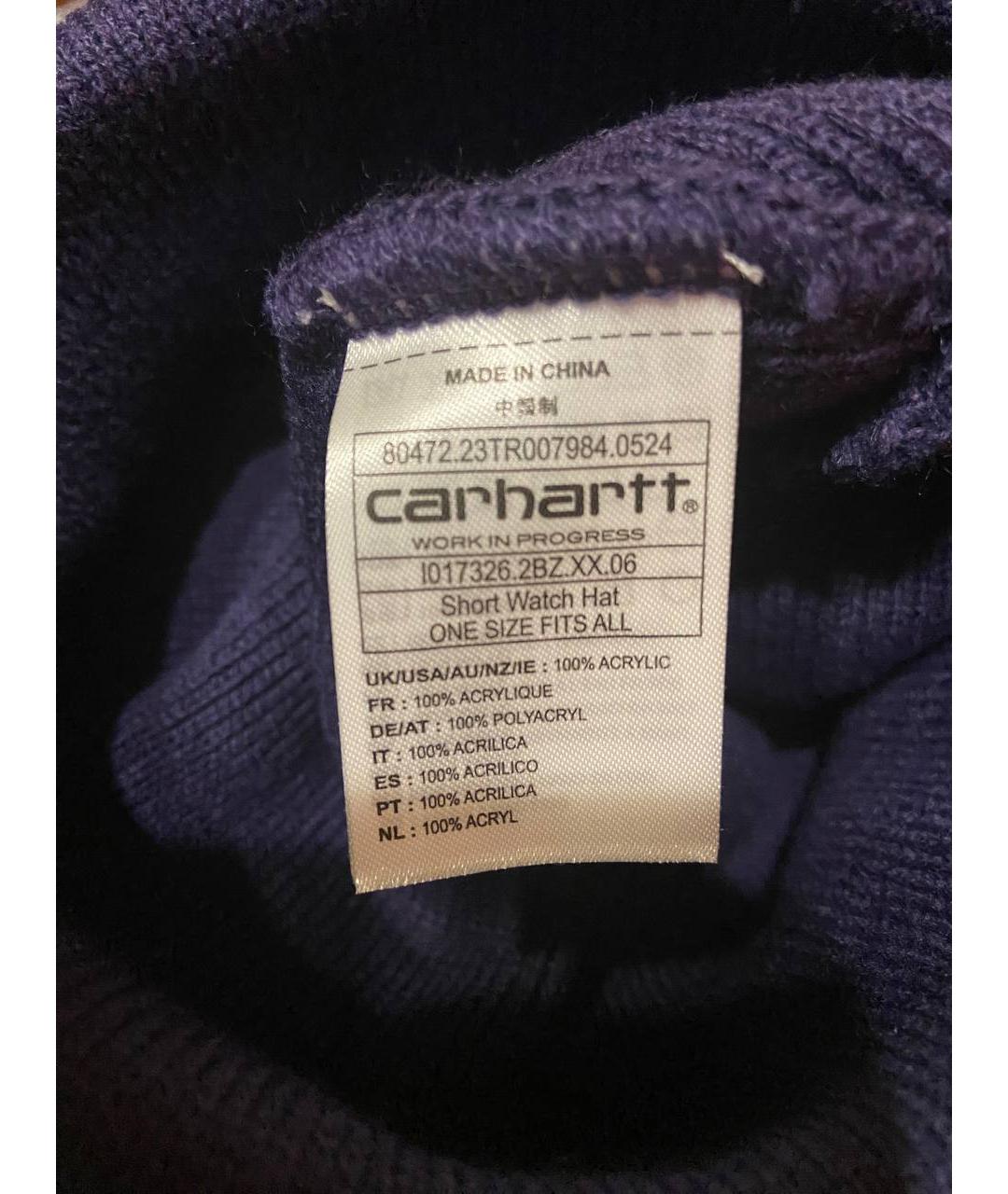 CARHARTT WIP Темно-синяя шапка, фото 4