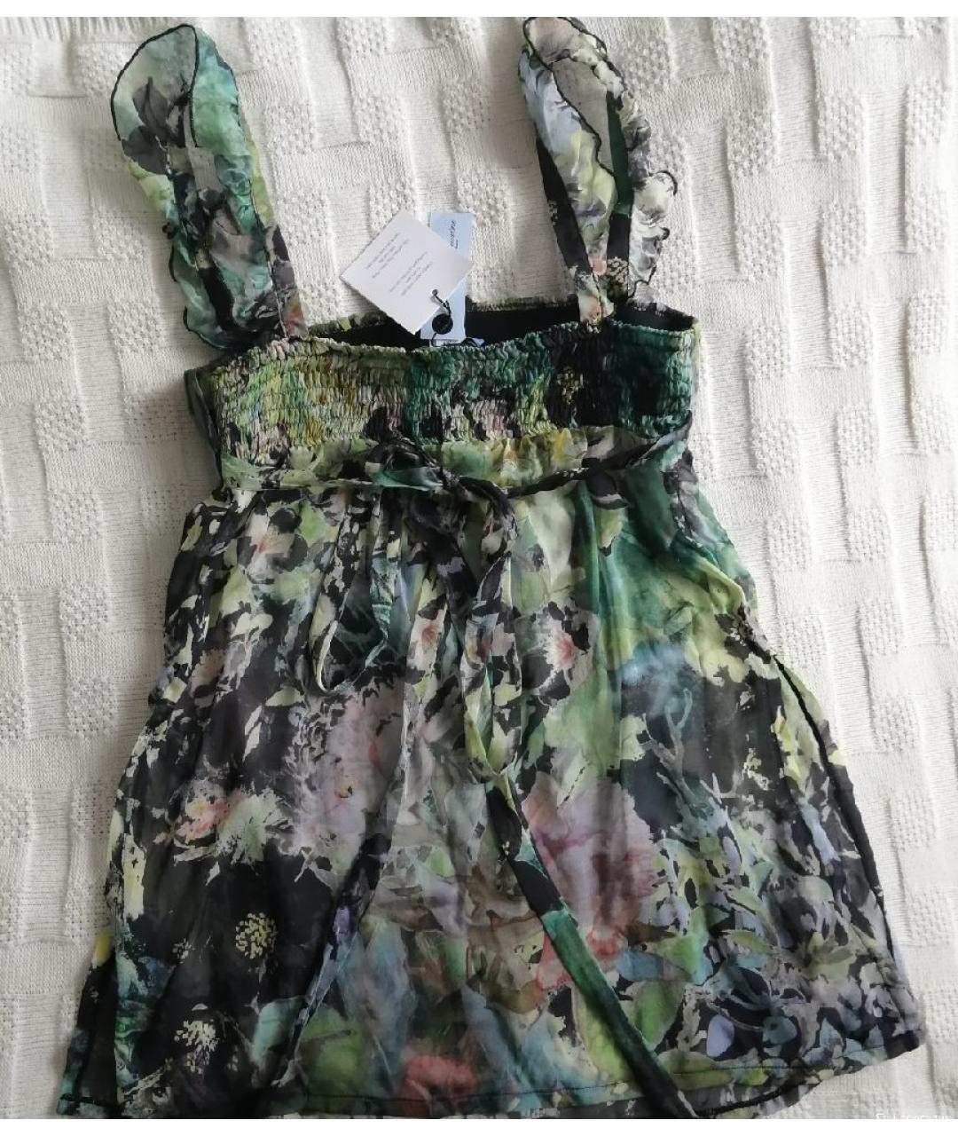 BLUMARINE Шелковая майка, фото 2