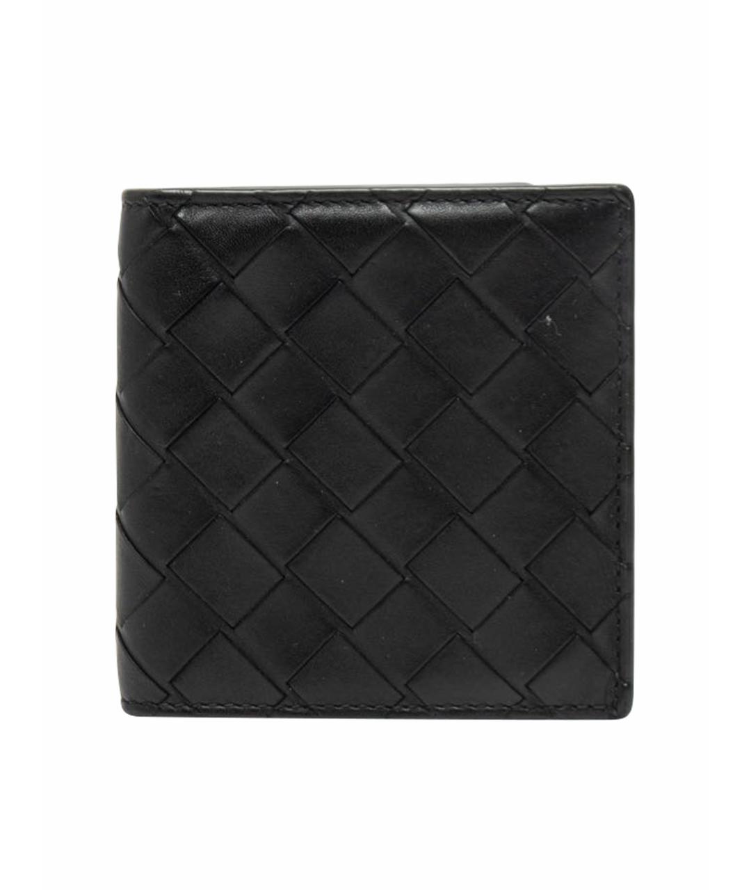 BOTTEGA VENETA Черный кожаный кардхолдер, фото 1