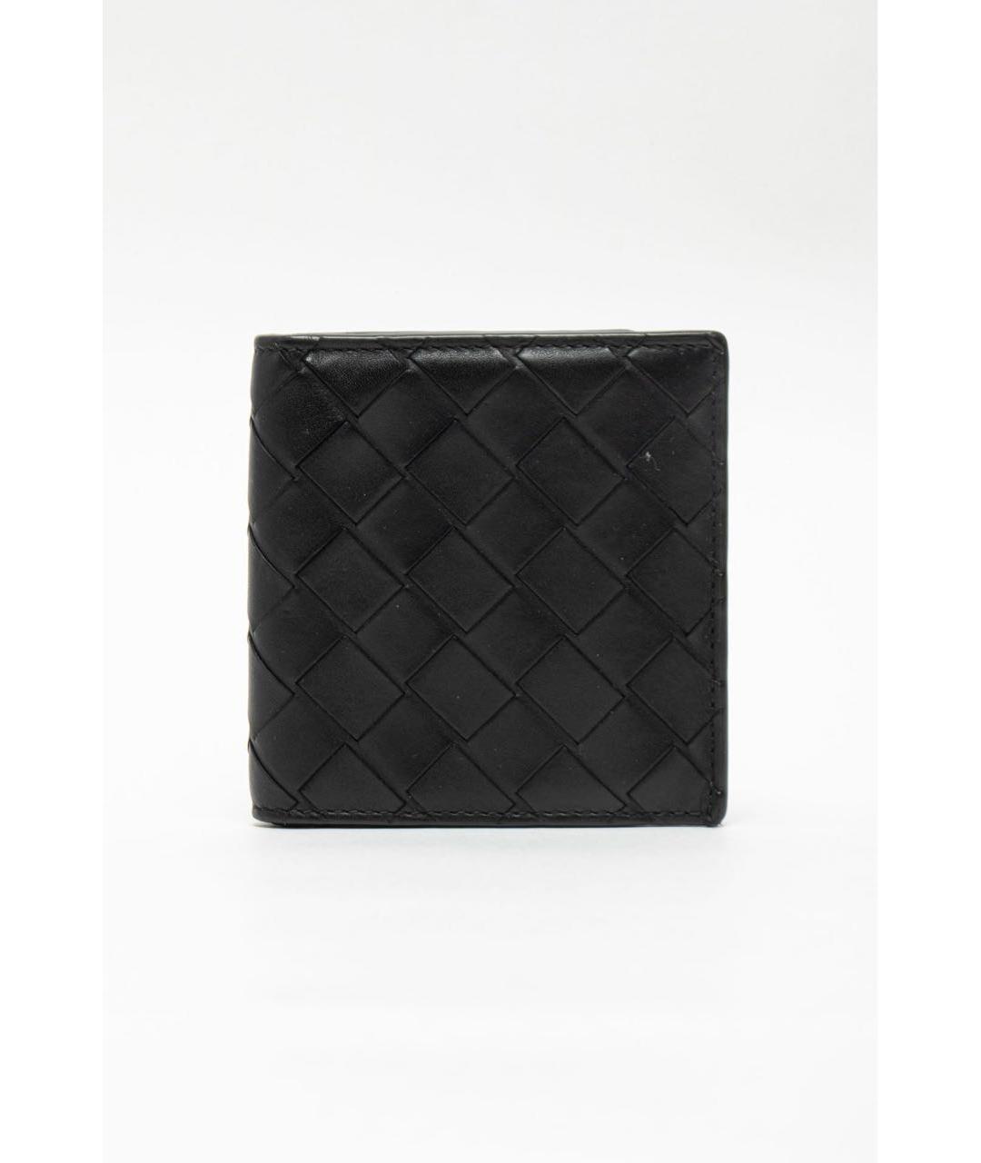 BOTTEGA VENETA Черный кожаный кардхолдер, фото 4