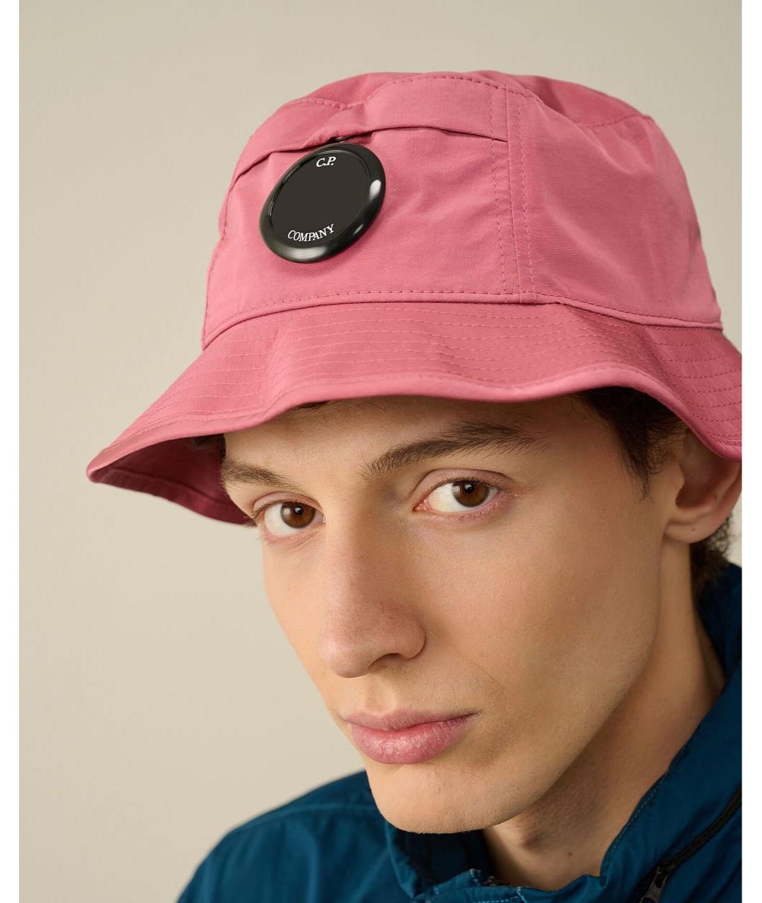 CP COMPANY Розовая синтетическая шляпа, фото 5
