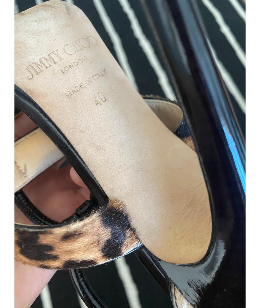 JIMMY CHOO Бежевые босоножки, фото 4