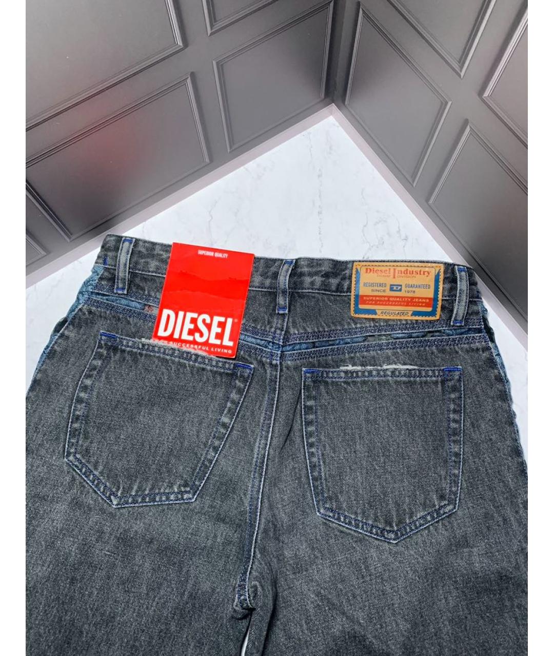 DIESEL Черные деним шорты, фото 5