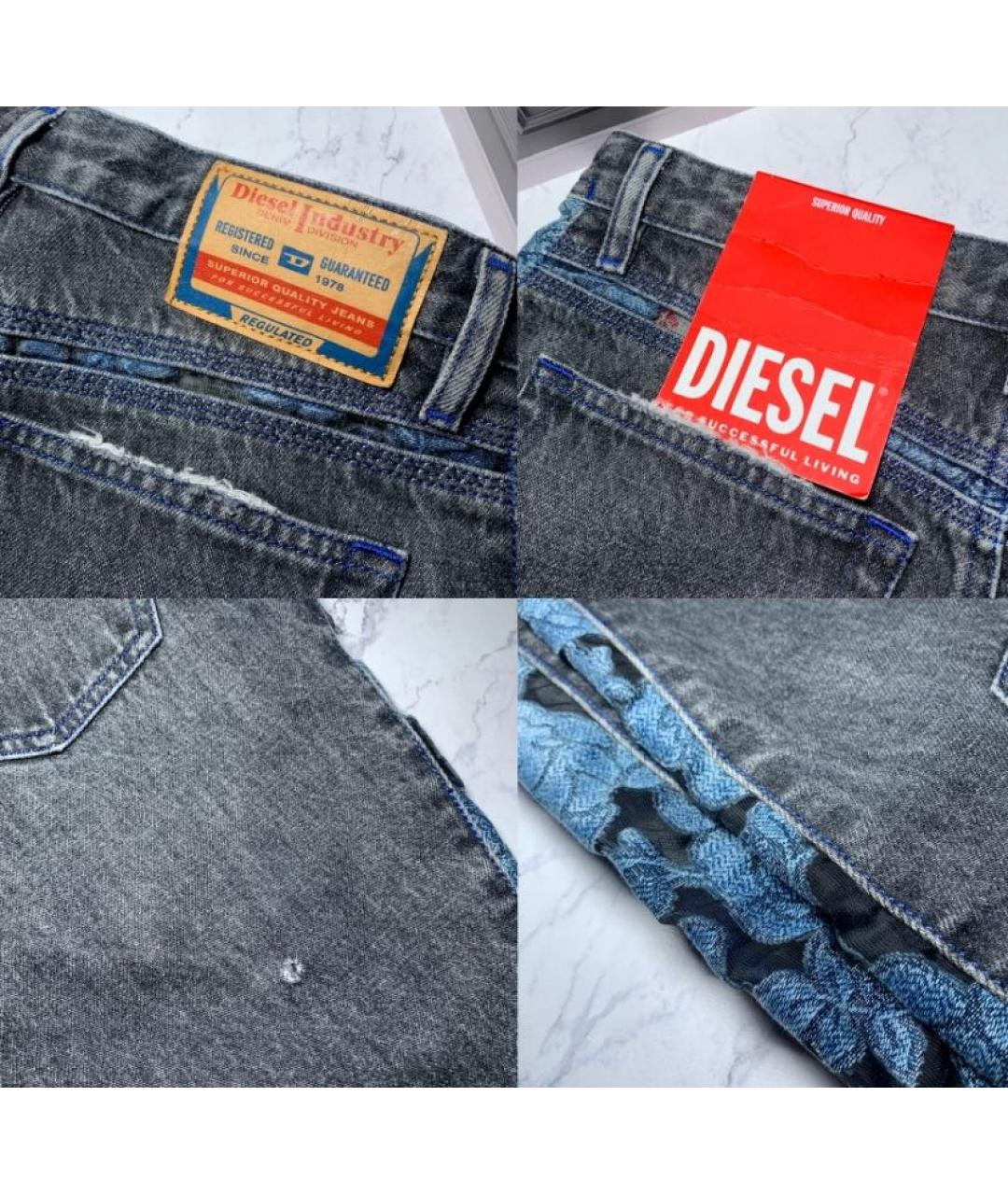 DIESEL Черные деним шорты, фото 7