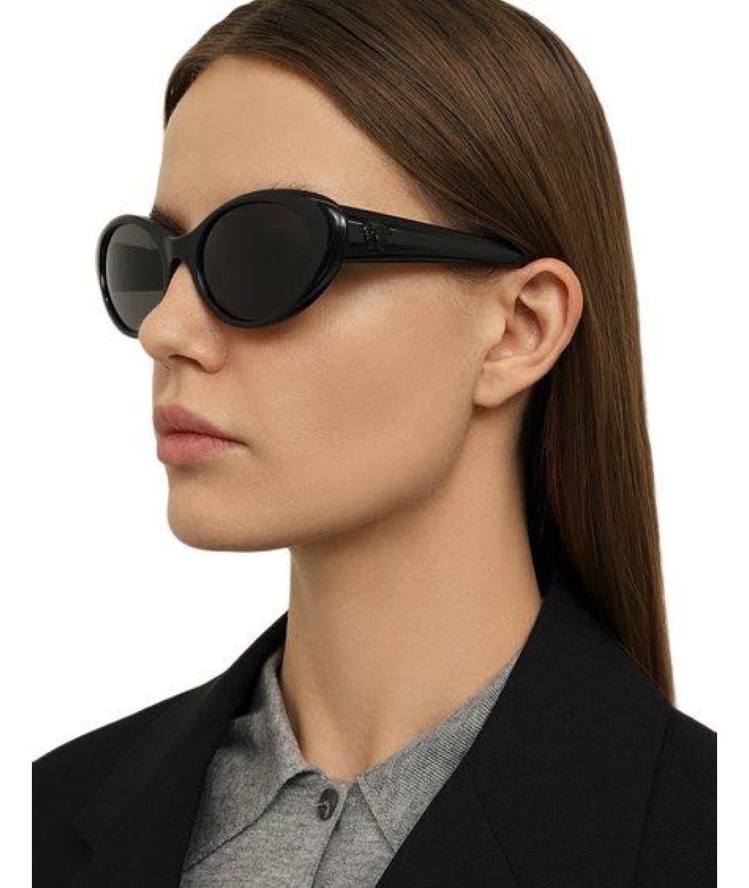 VERSACE Черные солнцезащитные очки, фото 4