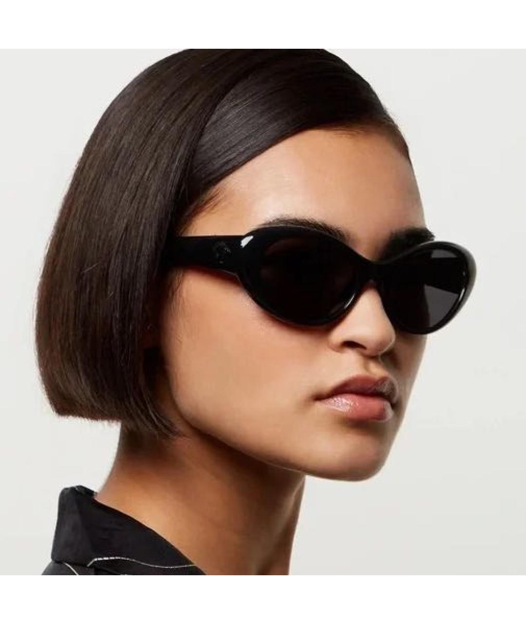 VERSACE Черные солнцезащитные очки, фото 5