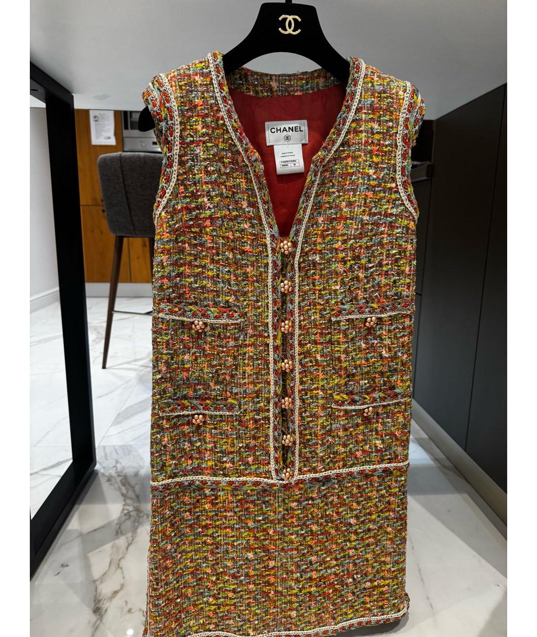 CHANEL Коралловое платье, фото 9