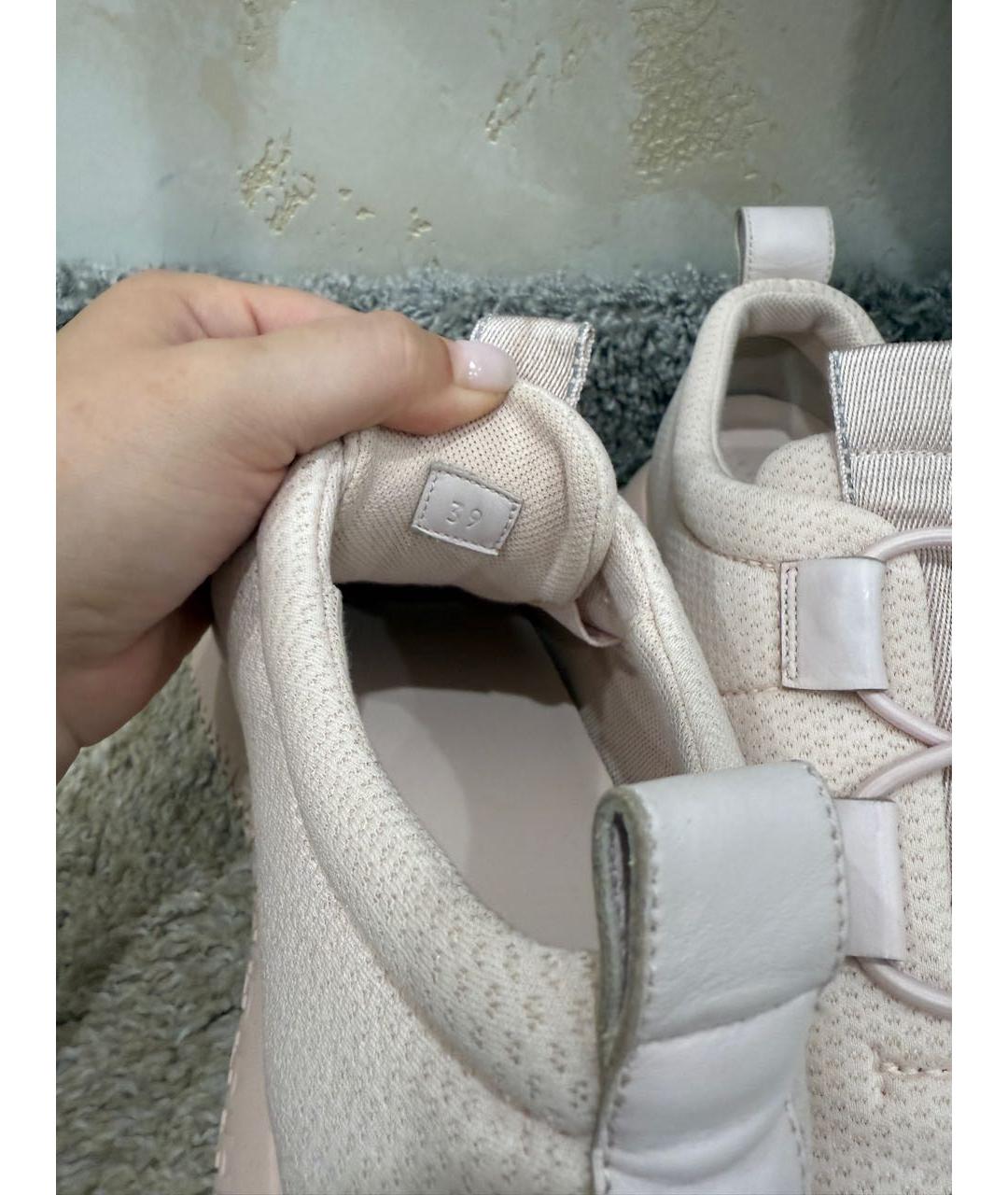 HERMES Розовые кроссовки, фото 5