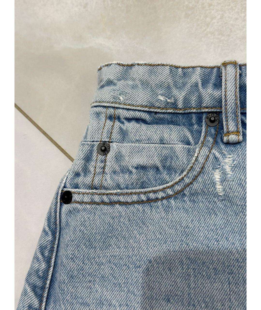 ALEXANDER WANG Голубые деним шорты, фото 6