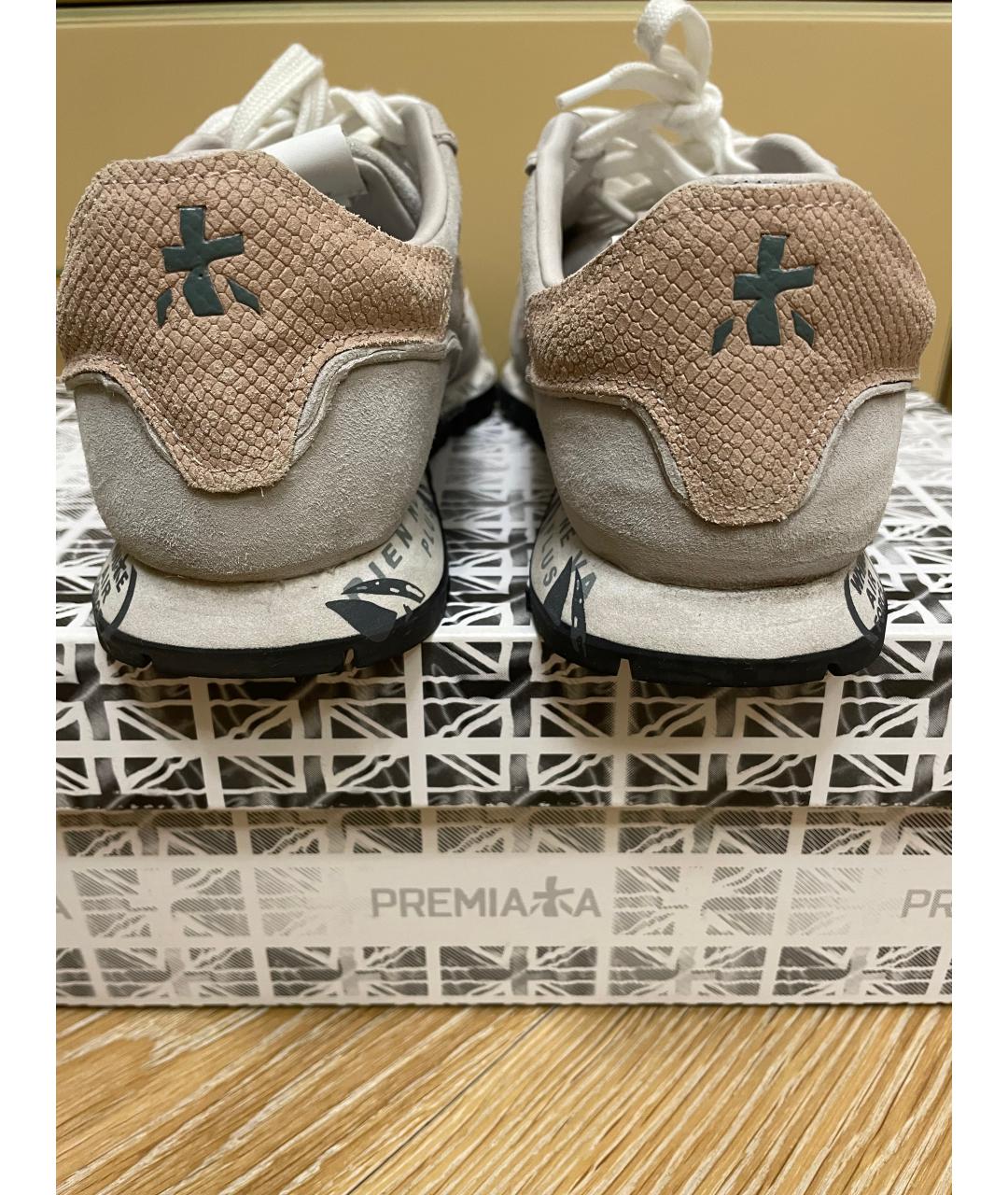 PREMIATA Серые нубуковые кроссовки, фото 4