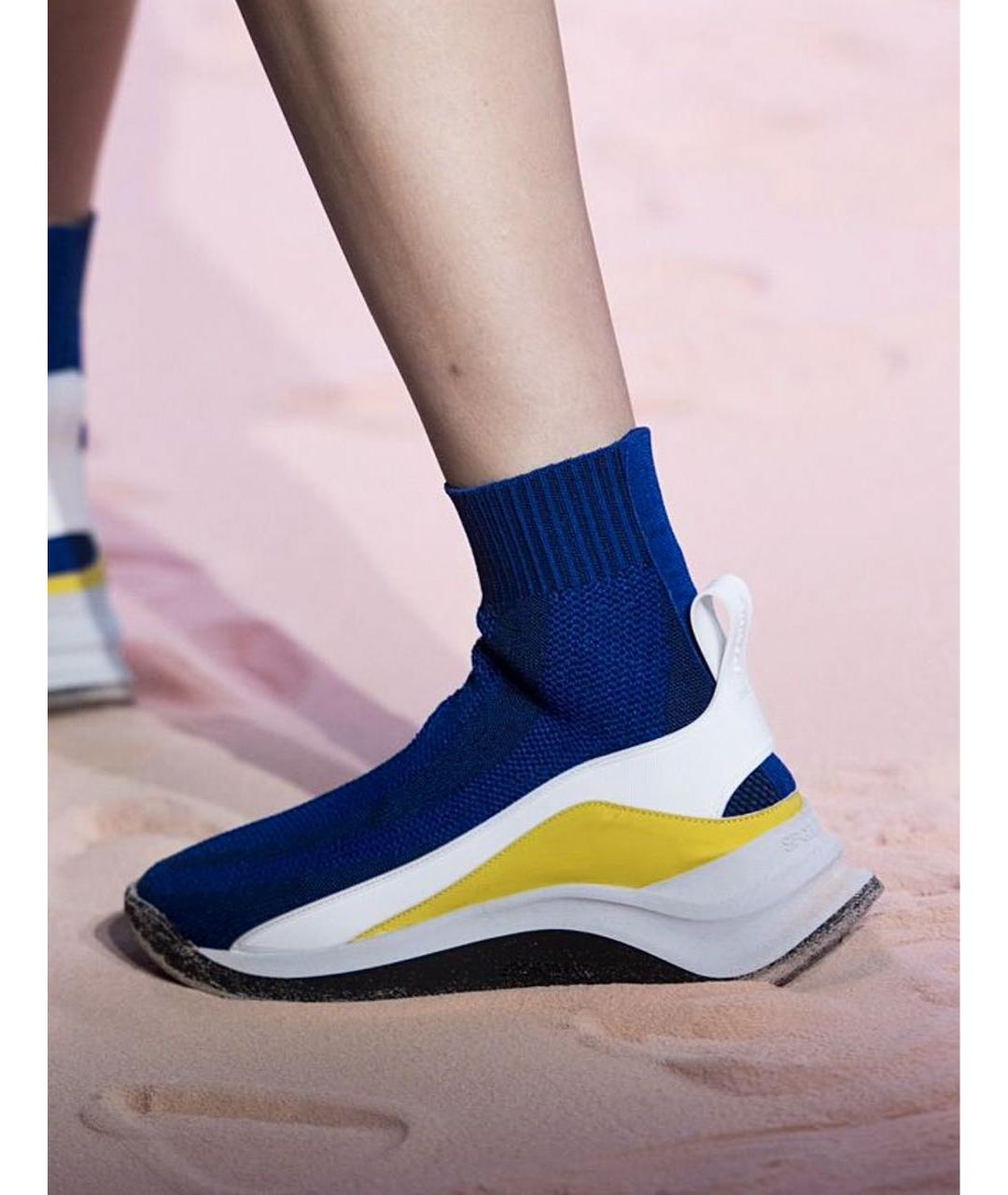 SPORTMAX Синие кроссовки, фото 8