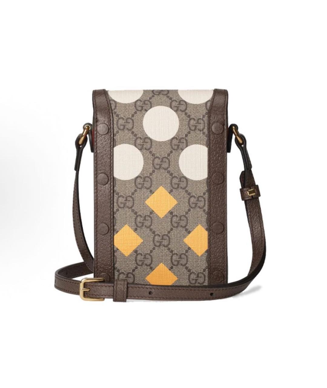 GUCCI Коричневая сумка через плечо, фото 3
