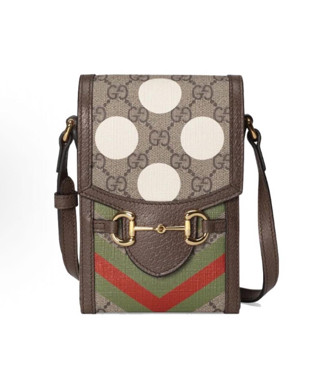 GUCCI Коричневая сумка через плечо, фото 5