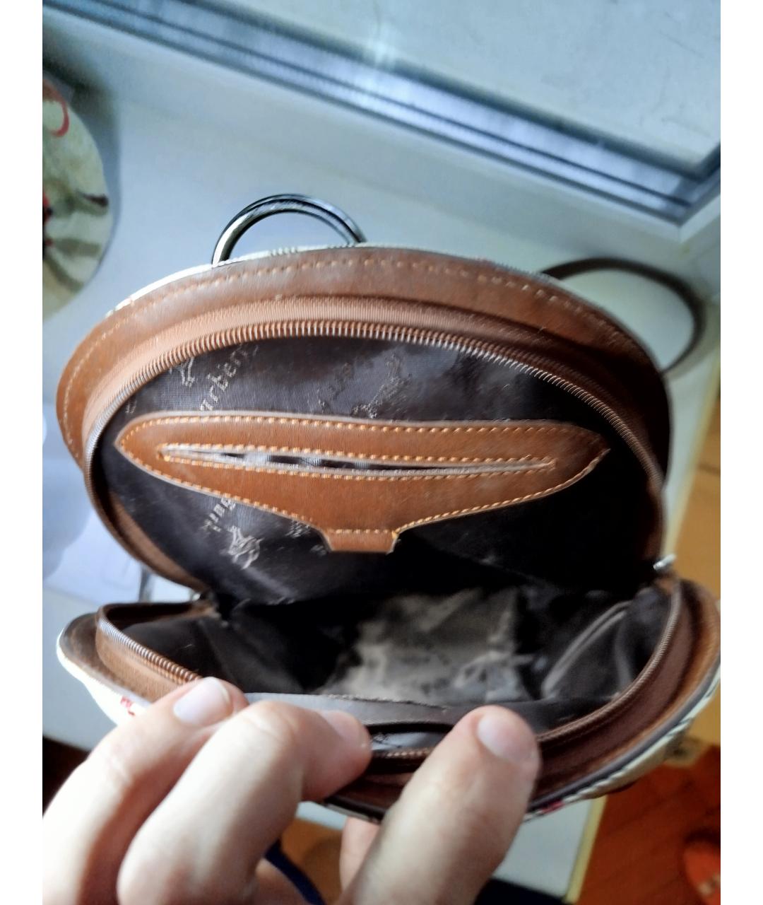 BURBERRY Белый рюкзак, фото 3