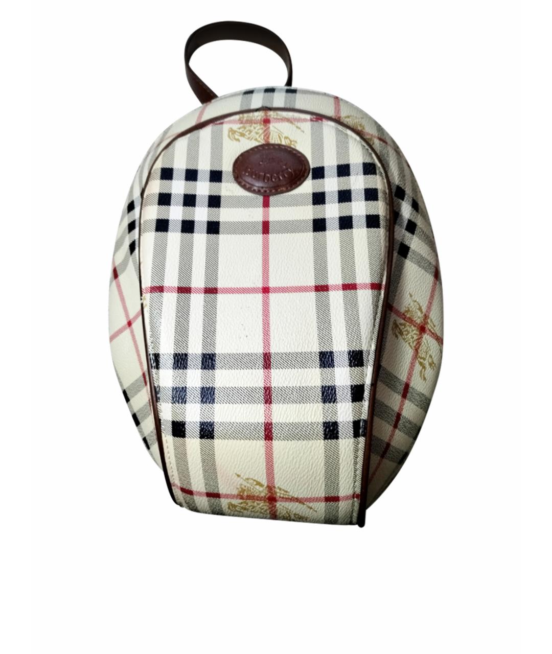 BURBERRY Белый рюкзак, фото 1
