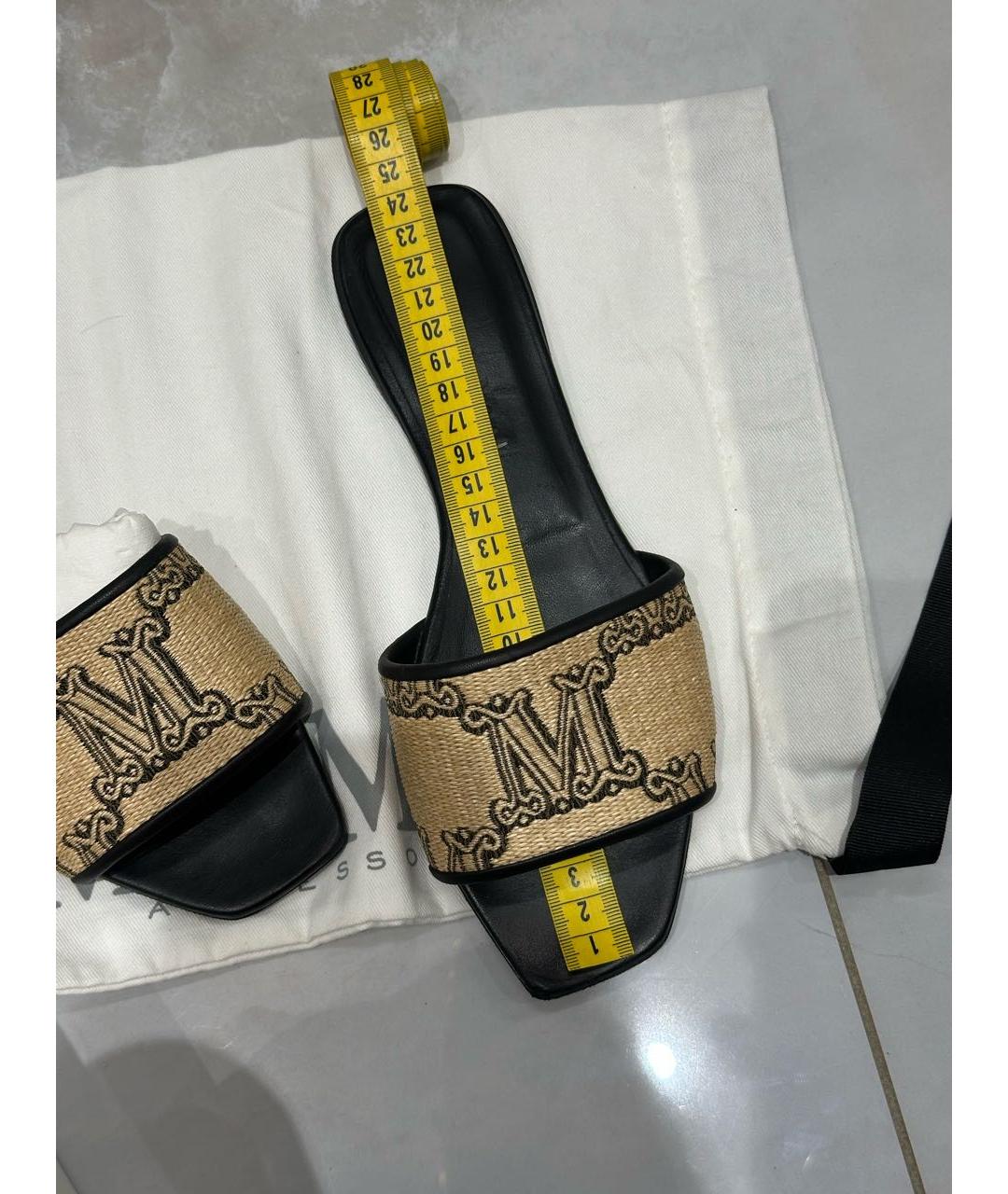 MAX MARA Бежевые мюли, фото 7