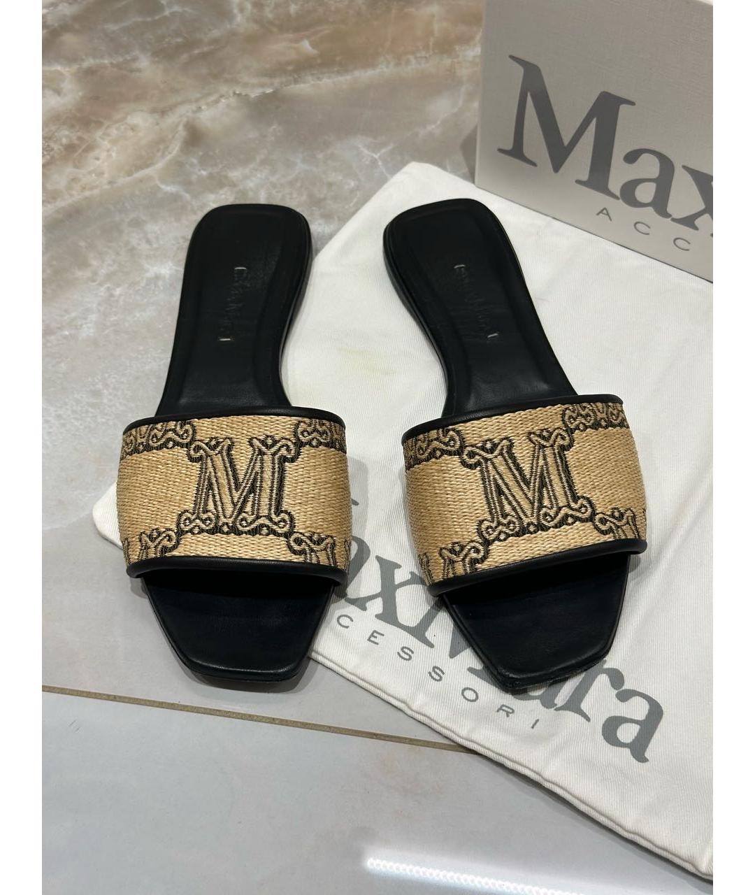 MAX MARA Бежевые мюли, фото 2