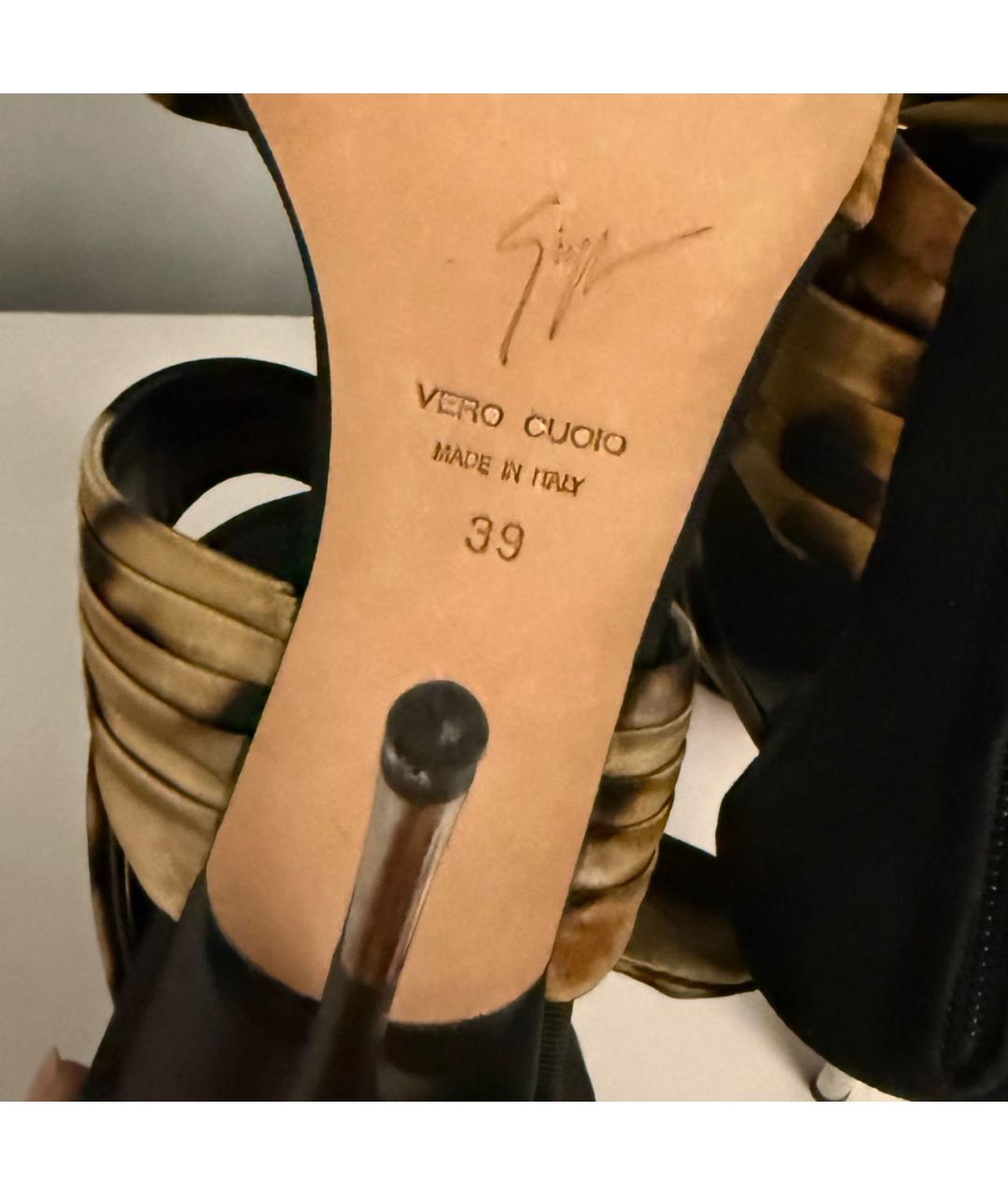GIUSEPPE ZANOTTI DESIGN Мульти текстильные туфли, фото 6