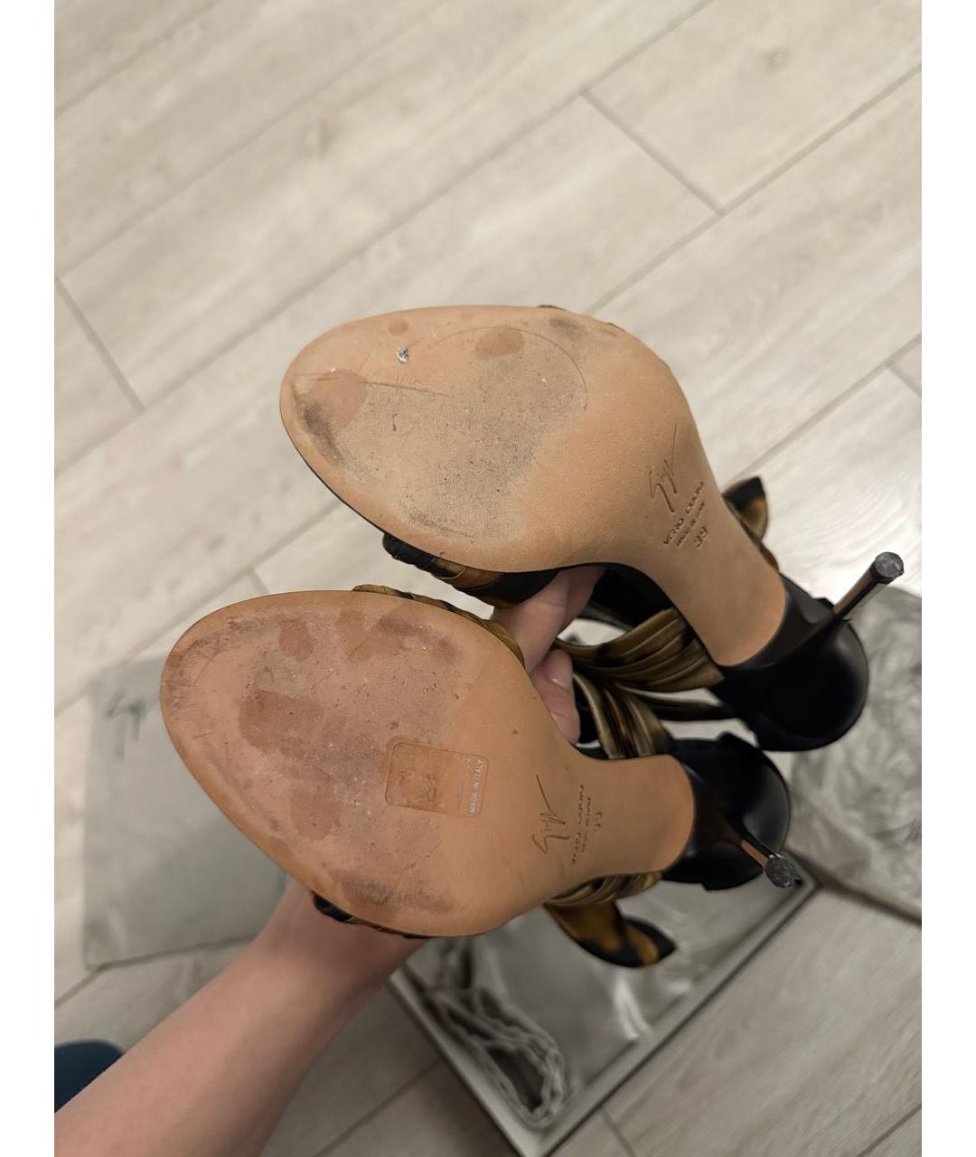 GIUSEPPE ZANOTTI DESIGN Мульти текстильные туфли, фото 7