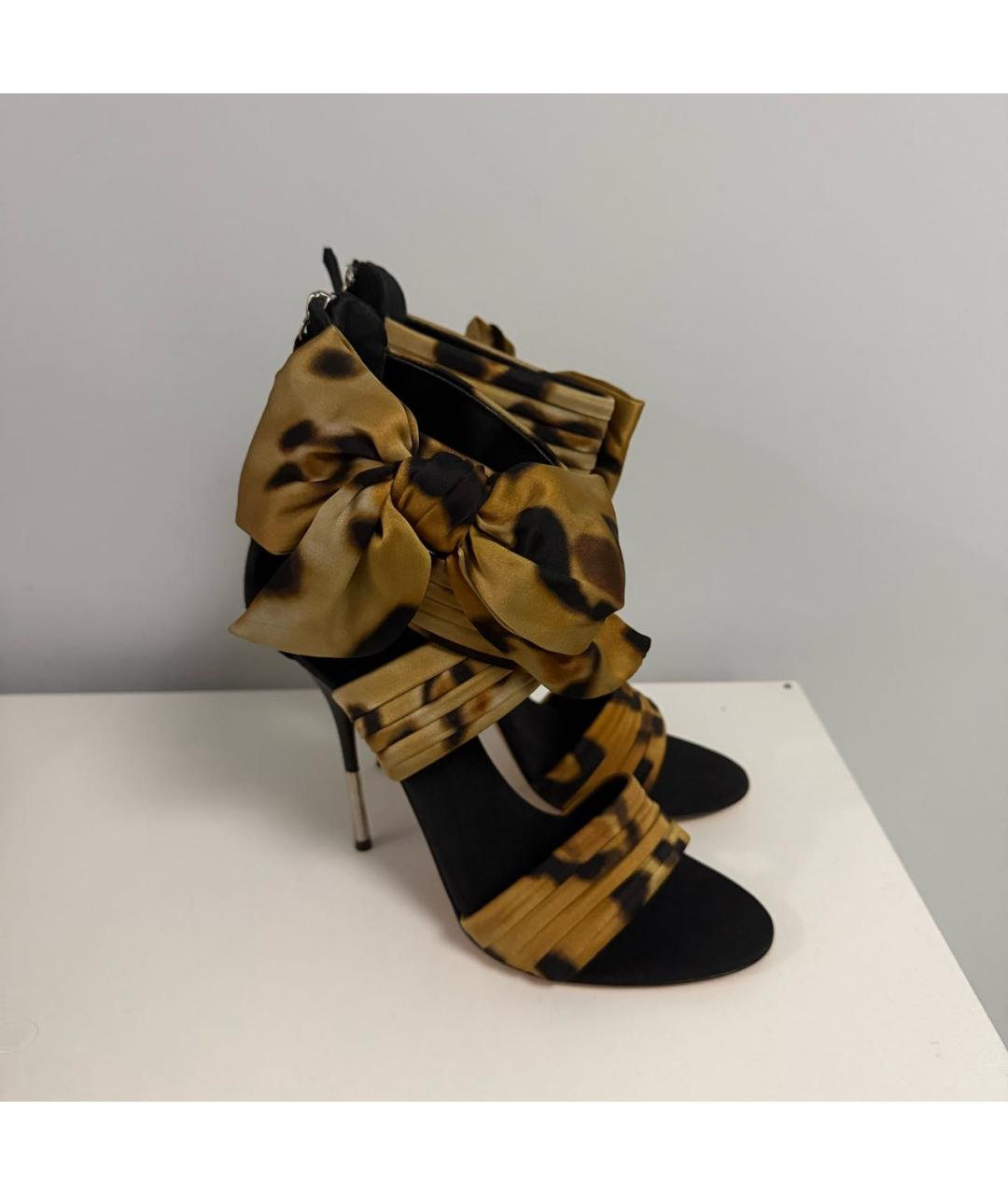 GIUSEPPE ZANOTTI DESIGN Мульти текстильные туфли, фото 9