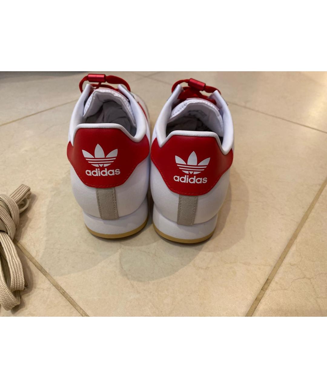 ADIDAS Красные кожаные кроссовки, фото 4