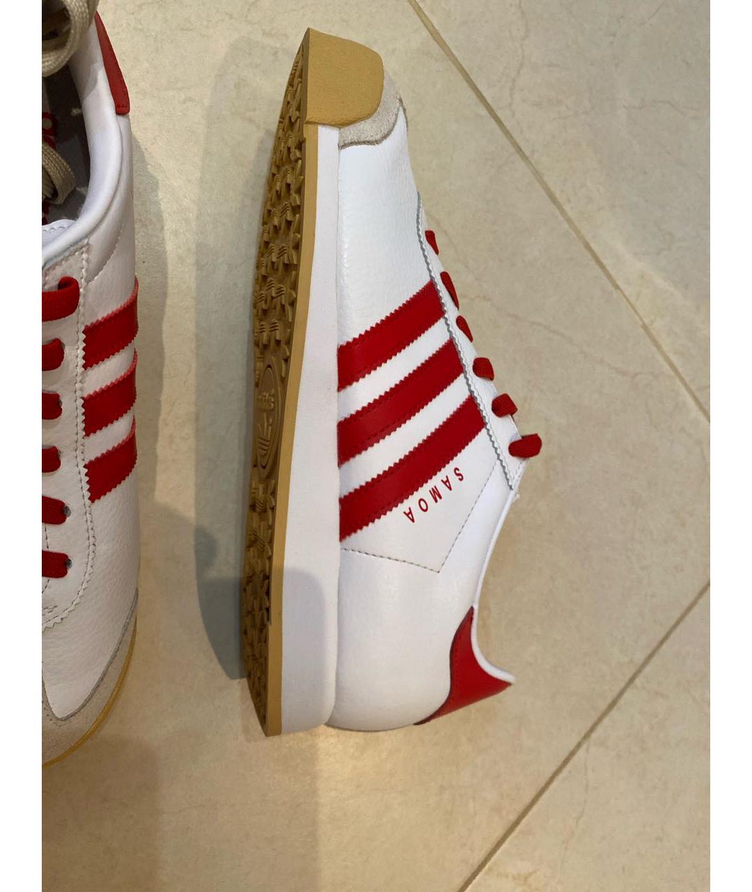 ADIDAS Красные кожаные кроссовки, фото 7