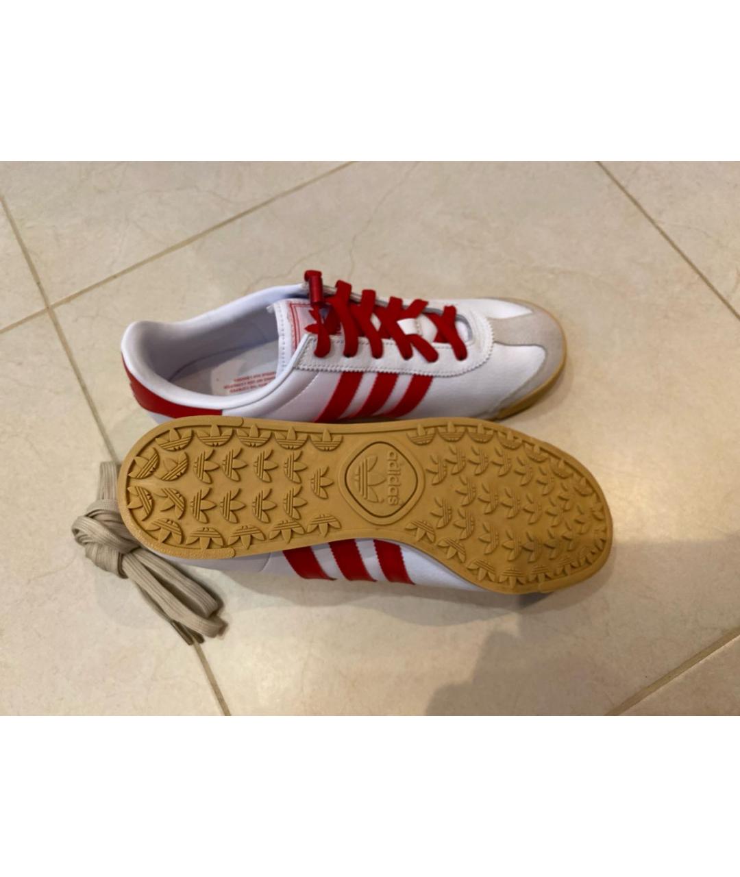 ADIDAS Красные кожаные кроссовки, фото 5