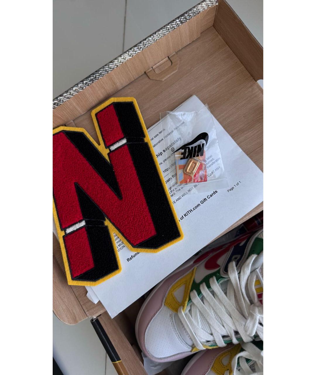 NIKE Белые кожаные кеды, фото 6