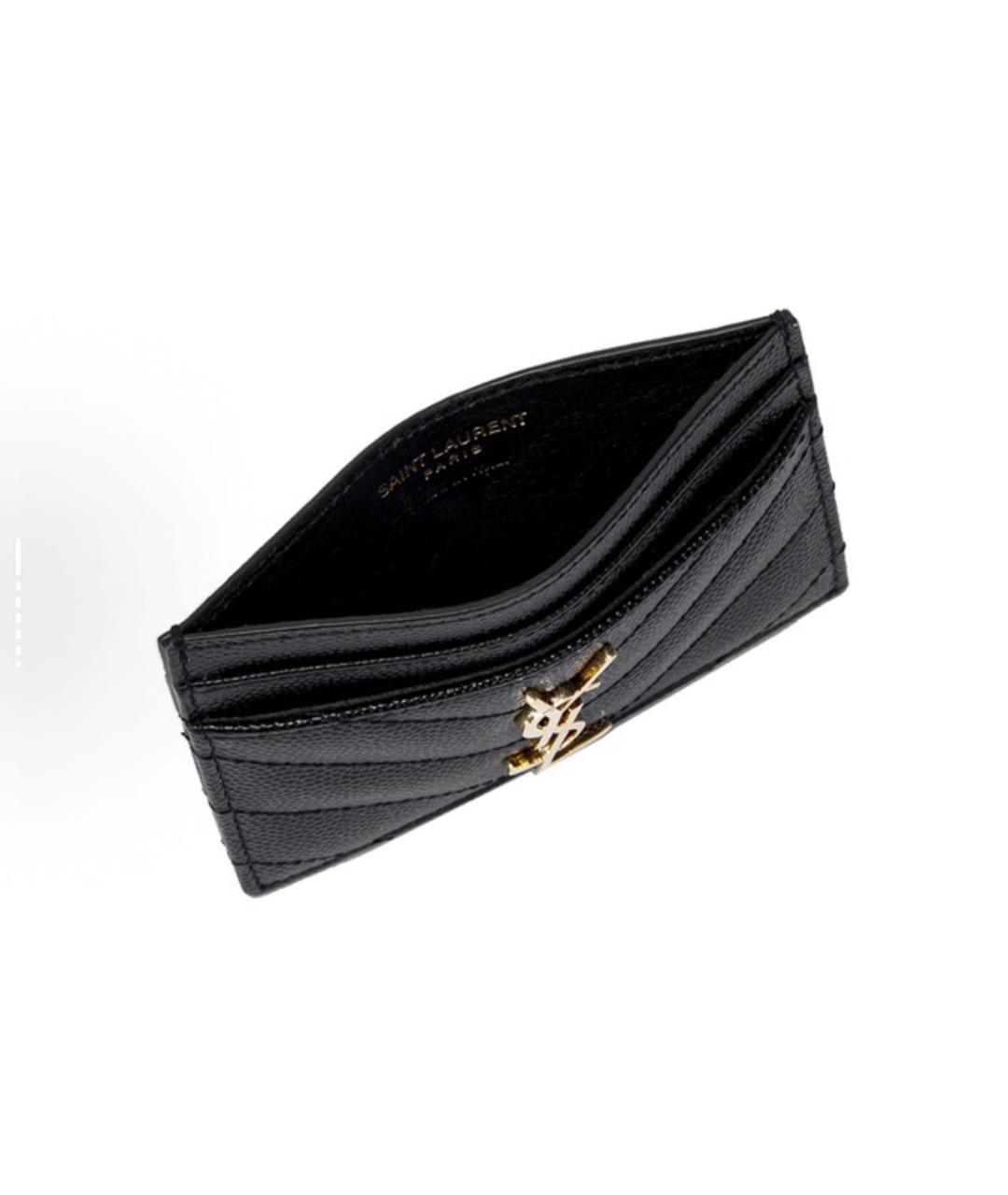 SAINT LAURENT Черный кардхолдер, фото 6