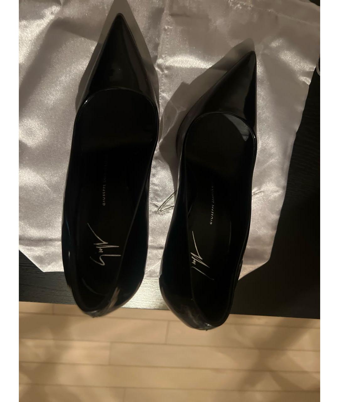 GIUSEPPE ZANOTTI DESIGN Черные туфли из лакированной кожи, фото 3