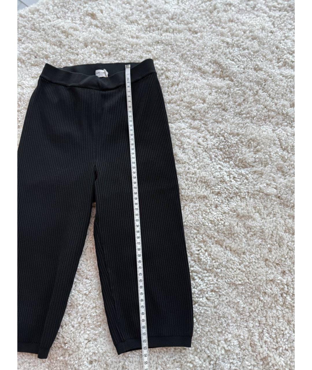 SAINT LAURENT Черные леггинсы и велосипедки, фото 5