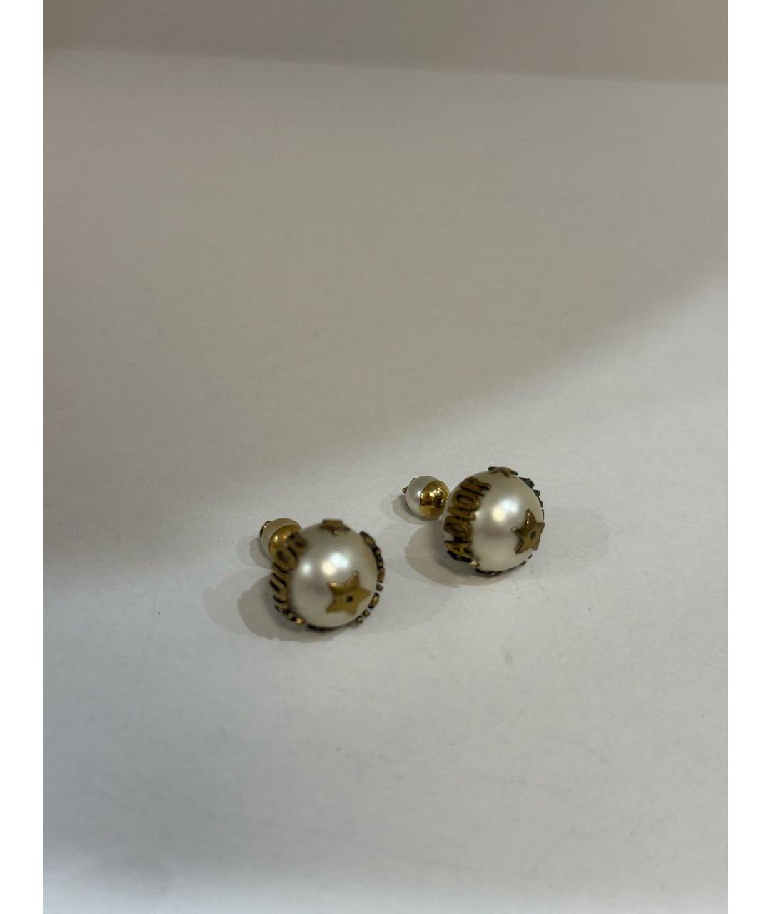 CHRISTIAN DIOR Серые жемчужные серьги, фото 4
