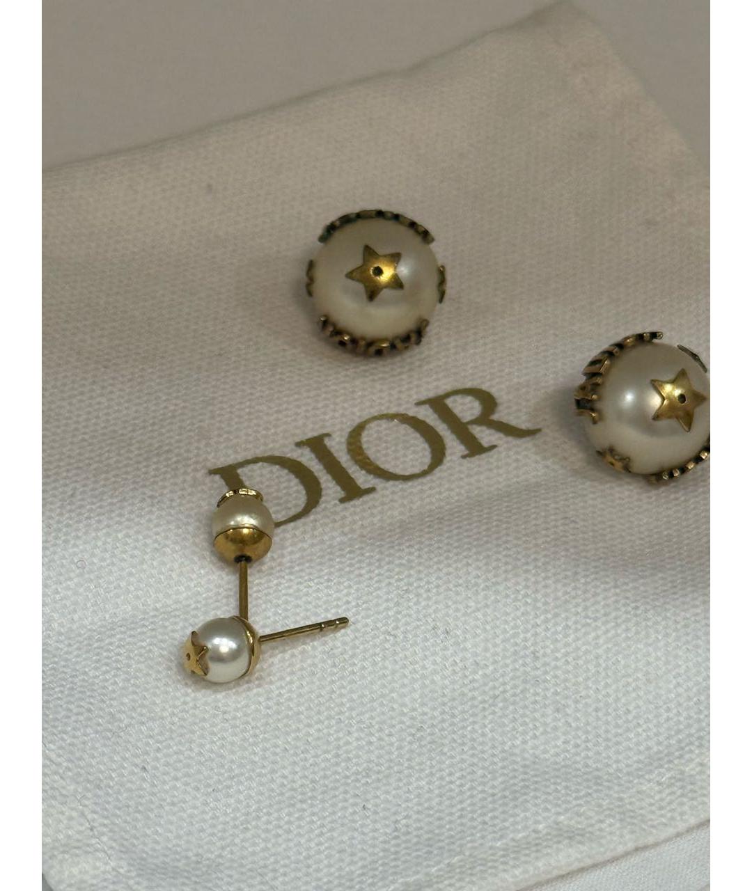 CHRISTIAN DIOR Серые жемчужные серьги, фото 6