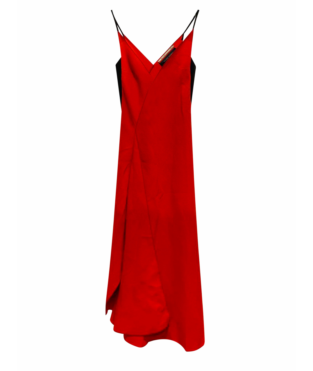 ROLAND MOURET Красное креповое повседневное платье, фото 1