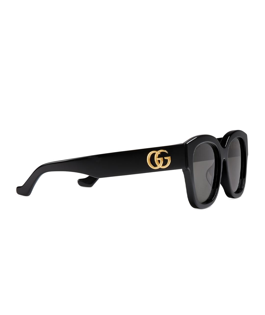 GUCCI Черные пластиковые солнцезащитные очки, фото 2