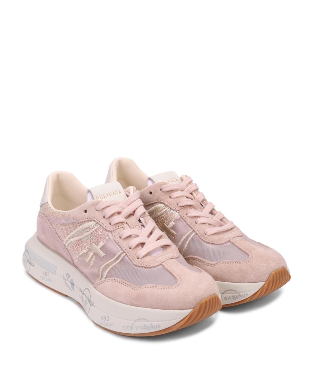 PREMIATA Розовые кроссовки, фото 2