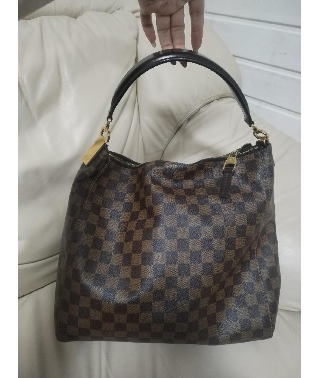 LOUIS VUITTON Коричневая сумка через плечо, фото 7