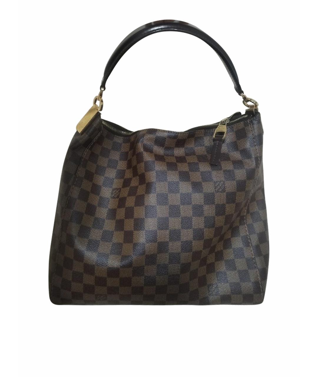LOUIS VUITTON Коричневая сумка через плечо, фото 1