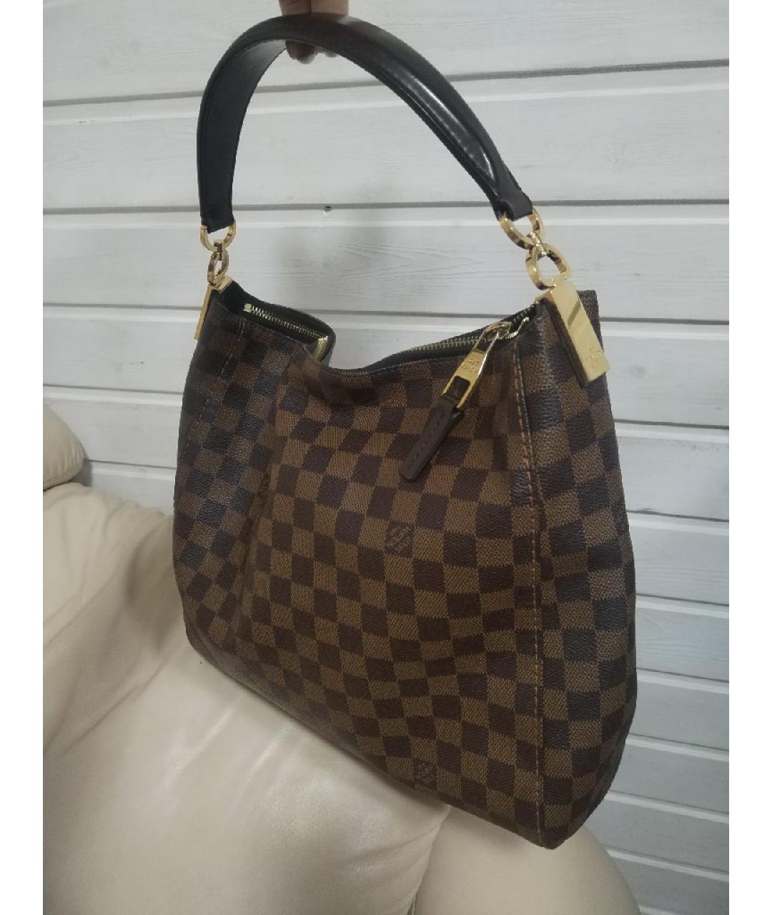 LOUIS VUITTON Коричневая сумка через плечо, фото 2