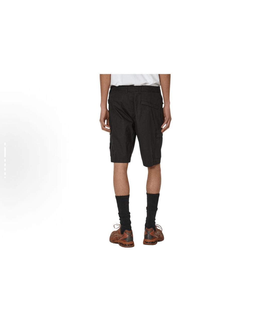 STONE ISLAND Черные шорты, фото 4