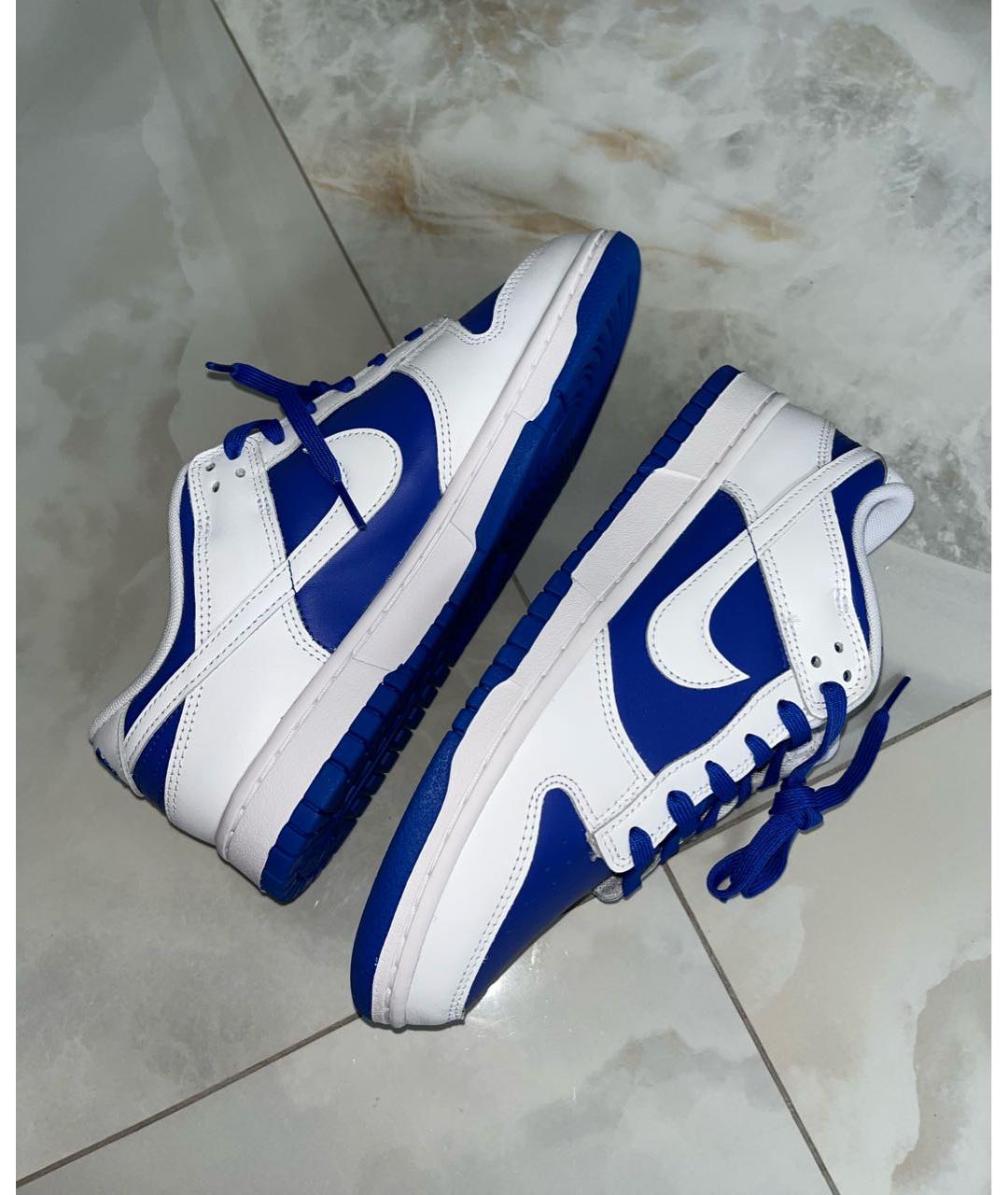 NIKE Белые кожаные низкие кроссовки / кеды, фото 2