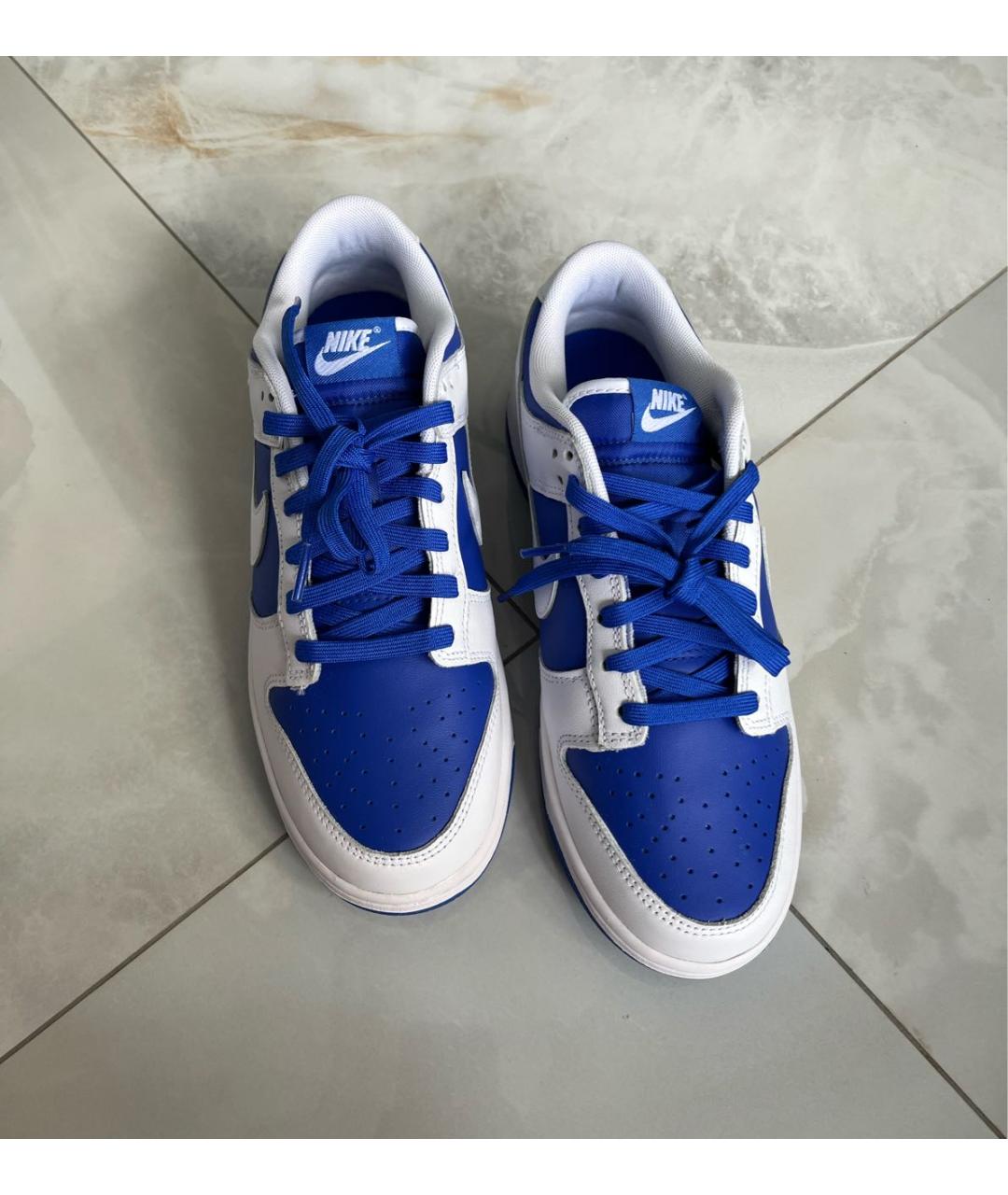 NIKE Белые кожаные низкие кроссовки / кеды, фото 3